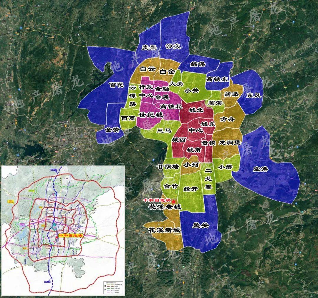 2021花溪区城市规划图片