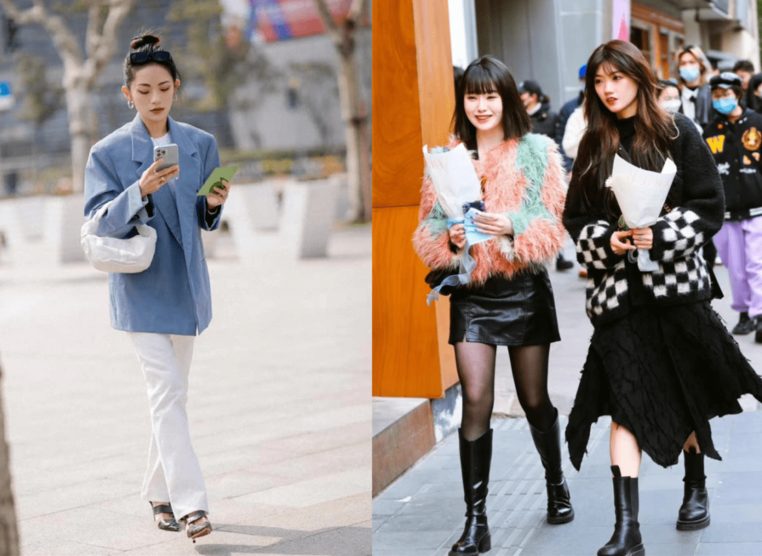 显得 原来上海女孩这么会穿！不用奇装异服就很好看，时尚感“一绝”