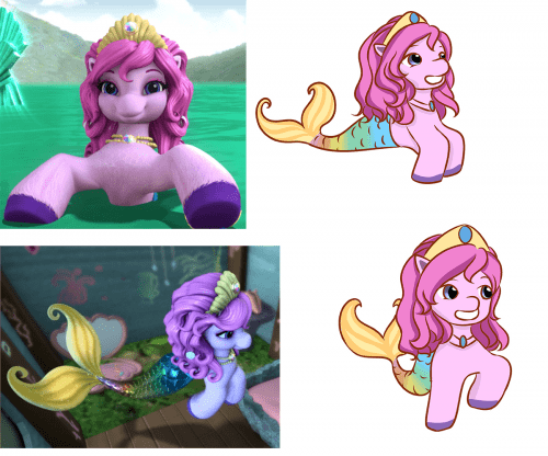 小马菲莉手绘系列第2弹璐璐笑起来好俏皮啊