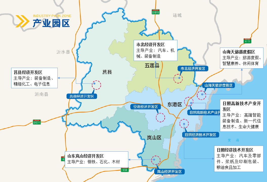 产业图谱2022年日照市产业布局及产业招商地图分析