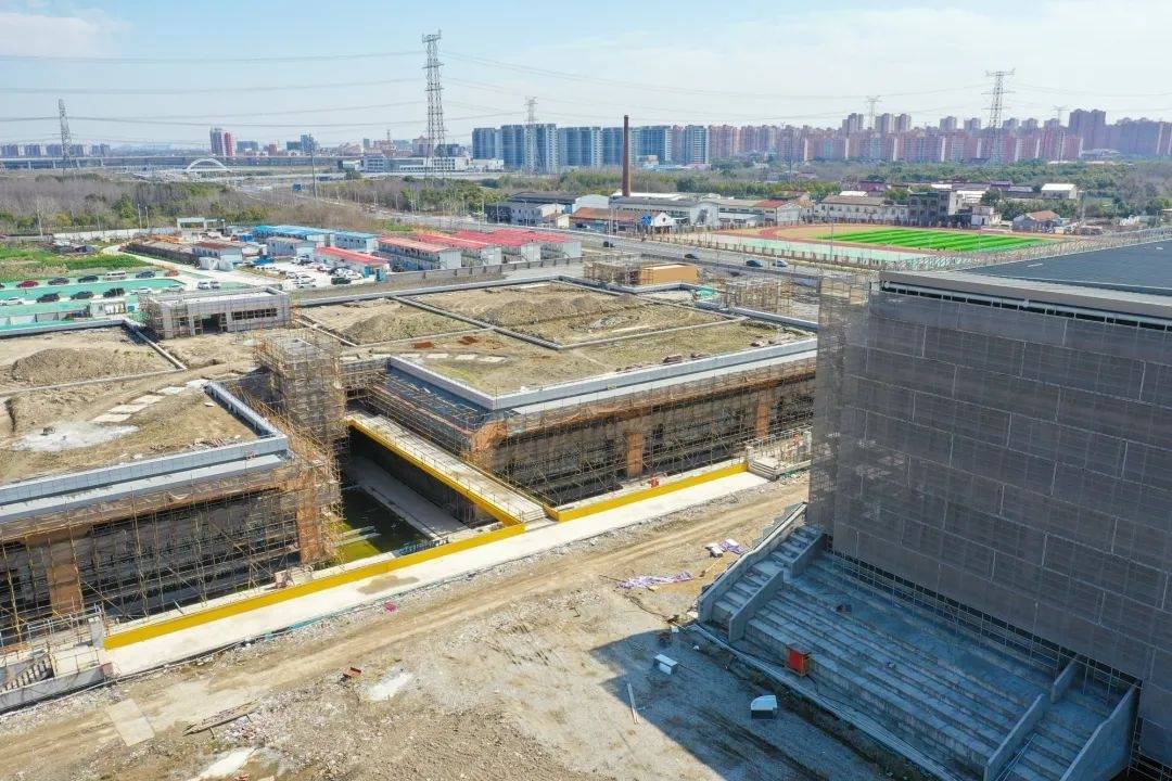 这个体育中心正在加快建设中,小布带你探现场!_周浦_浦东_建筑