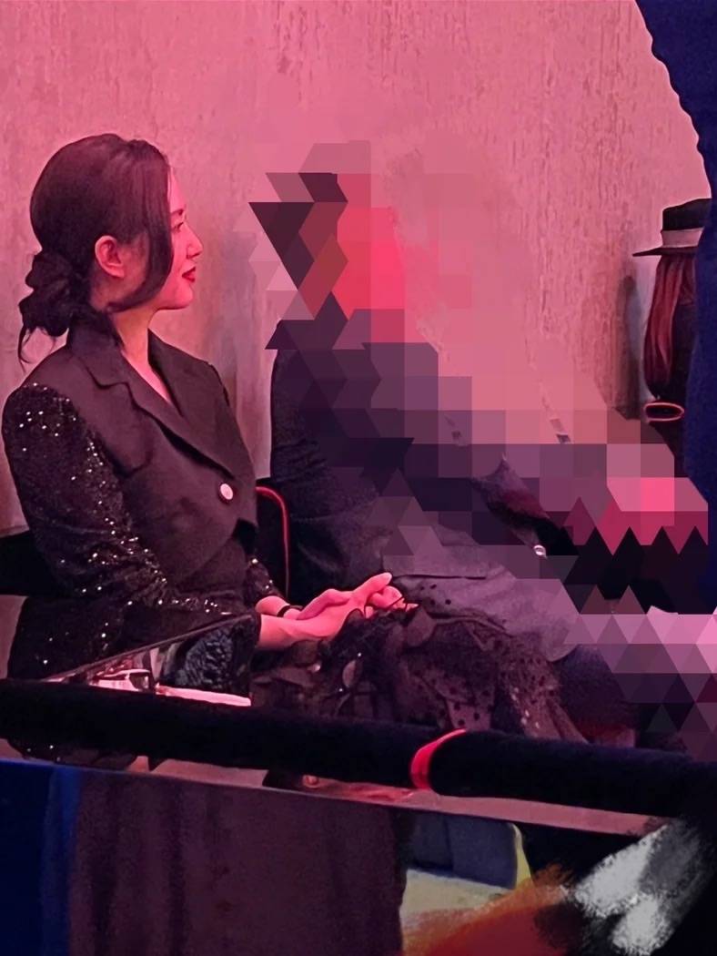 状态在后台拍到刘诗诗，穿西装裙气质优雅，但生图脸发福有大妈感了！