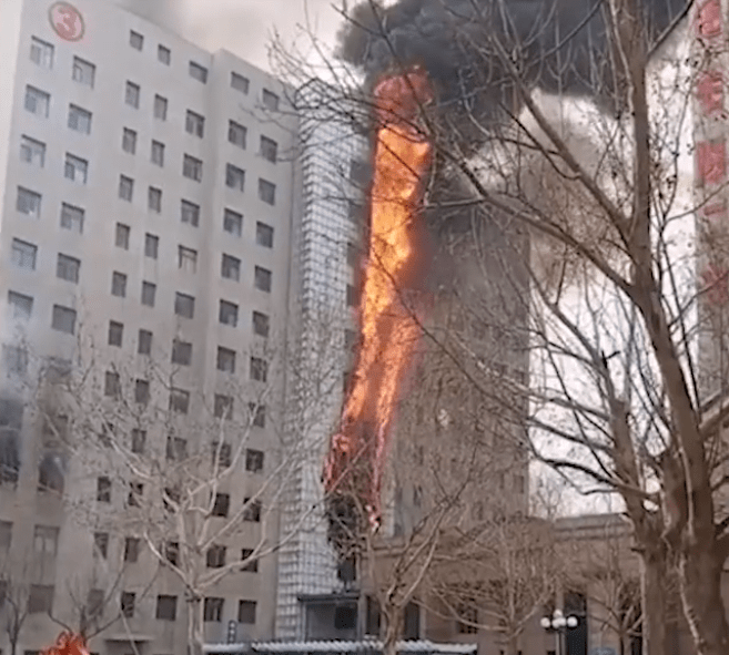 滨州医学院火灾图片