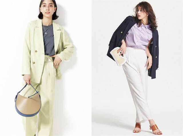 右图 春夏大火的亮丽色,可学日本妹子这样穿,才符合亚洲人的审美