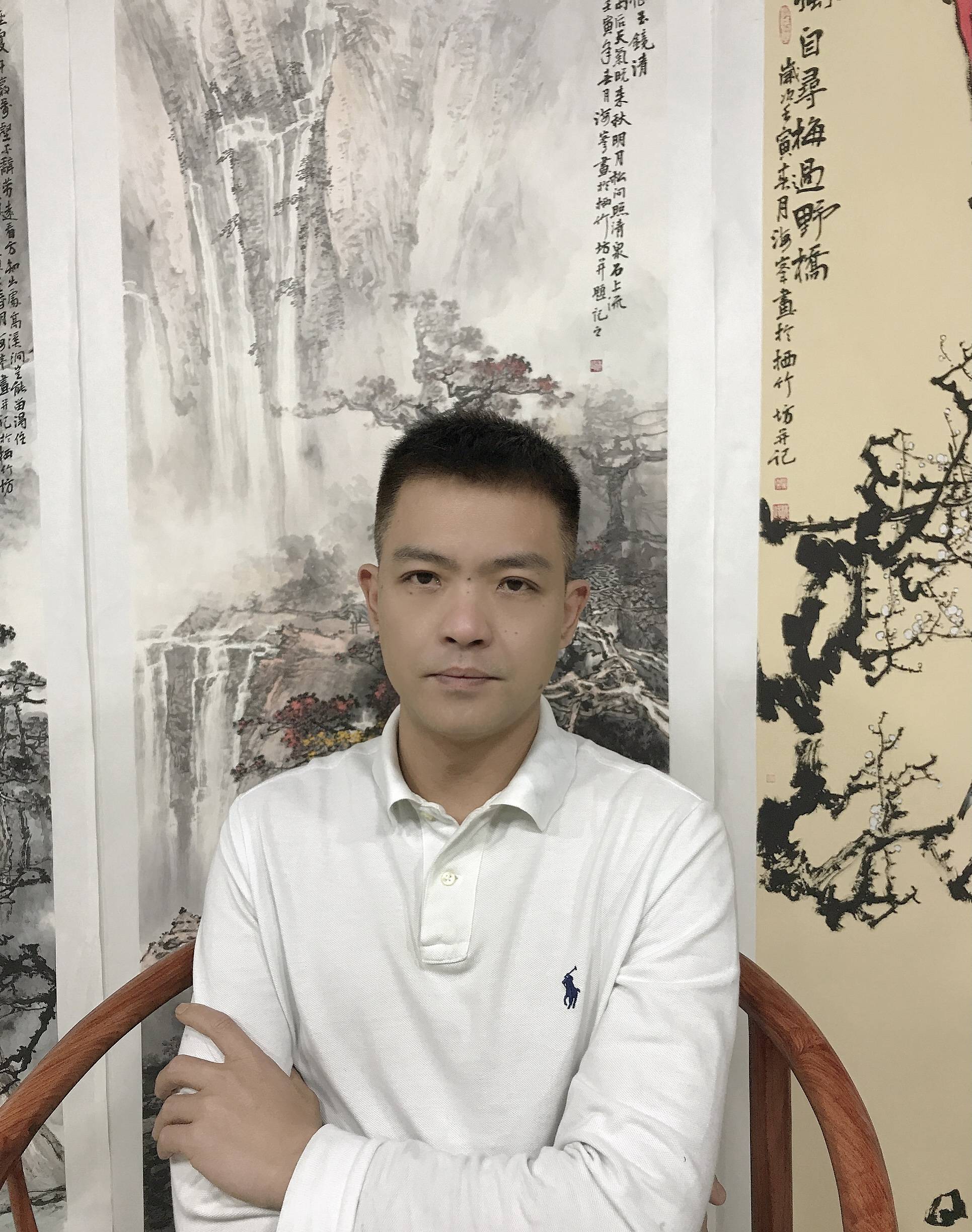 黄海峰山水画因内涵深邃显秀美灵动