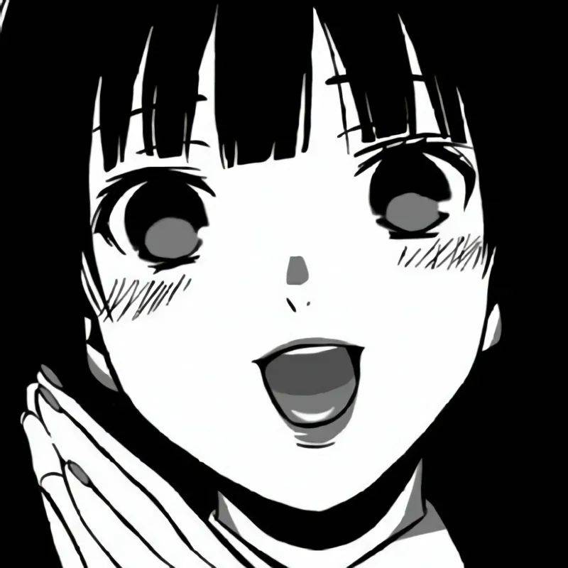 动漫女头黑白风旧漫动漫女头