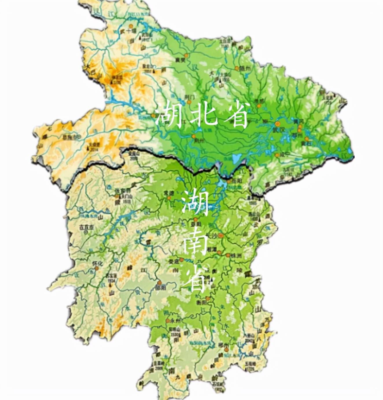 湖南省与湖北省的区划调整，110多个县，如何进行划分？