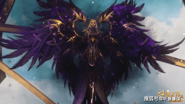 斗罗大陆:千仞雪反败为胜,拔出天使圣剑,六翼形象照耀人间_暗黑_黑暗