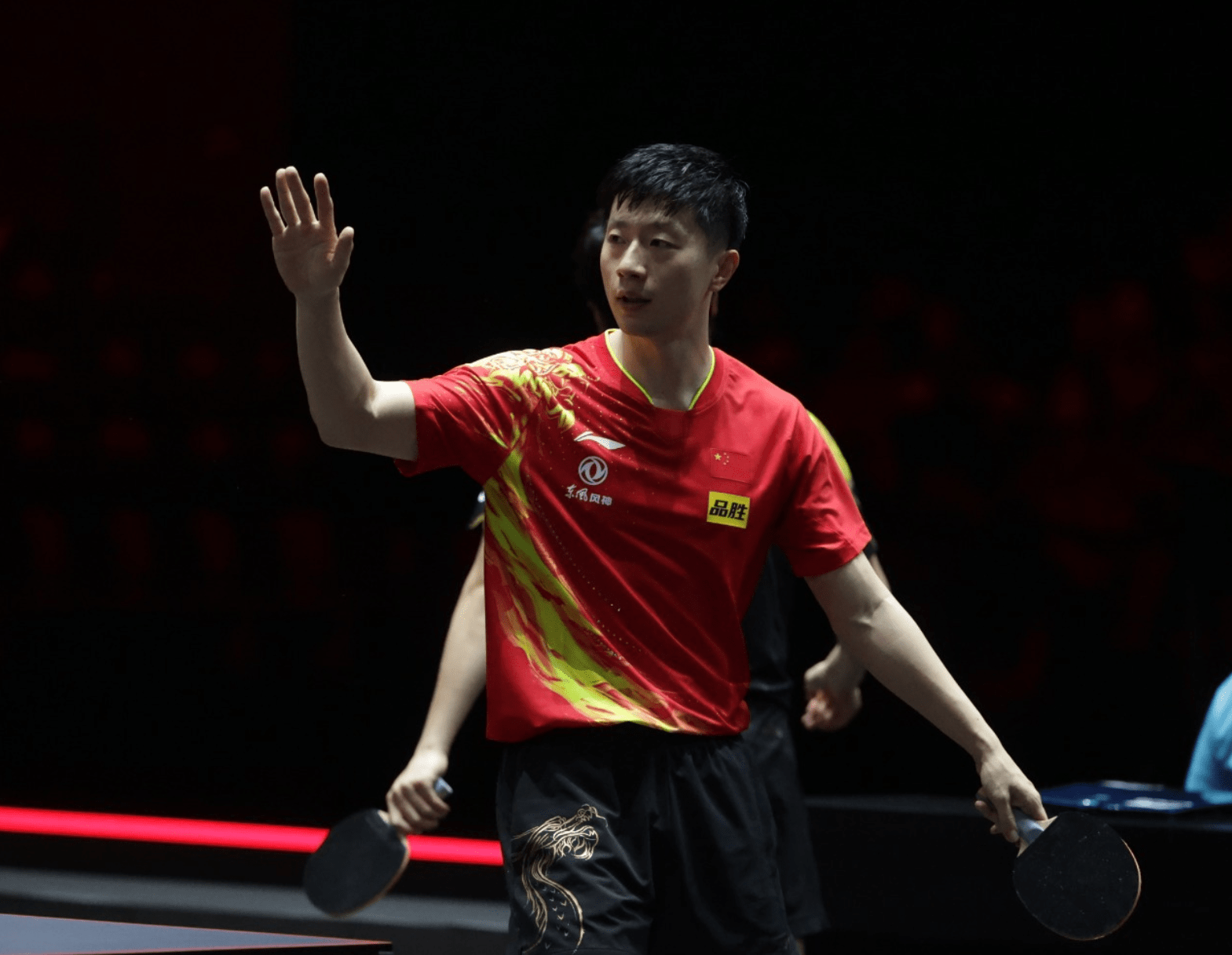 原创马龙英文采访wtt经理说我男单夺冠英语采访这太难干脆今天先说