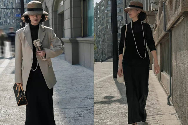 全在线 三木母女最新春夏穿搭，颜值气质全在线，“敢穿”的女人就显年轻