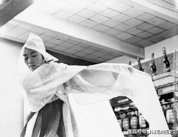 老照片 1964年韩国传统宫廷舞蹈和音乐