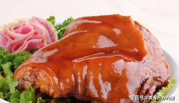 原创3斤猪肘子丢电饭锅里焖一焖出锅肥而不腻比酒席上的还好吃