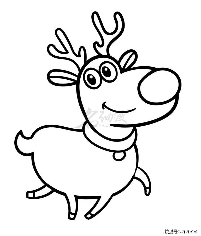 绘画课堂之教你画驯鹿