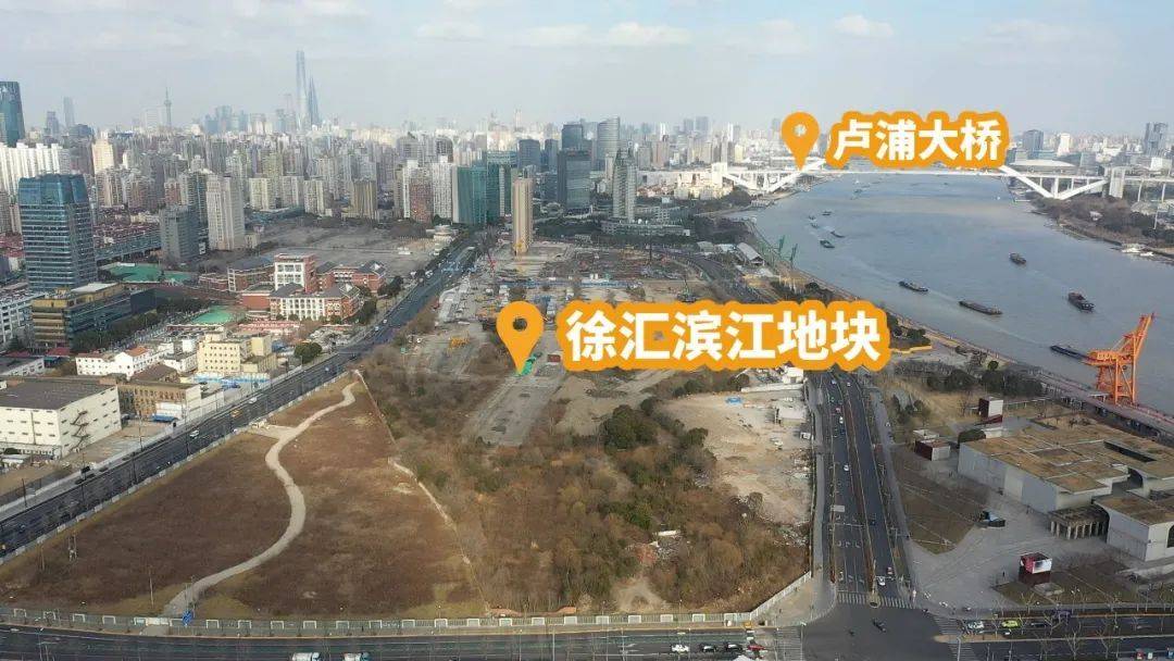 香港置地徐汇滨江项目整个大地块东至瑞宁路,南至瑞宁路,龙腾大道,西