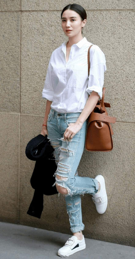 新意 春天衣柜里怎么能少得了牛仔裤！这几种搭配超时尚，轻松穿出新意