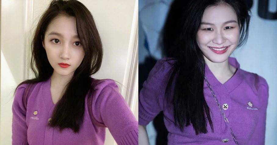 一身 金靖原来是个隐藏“时髦精”，与关晓彤撞衫，输了年龄赢了气质