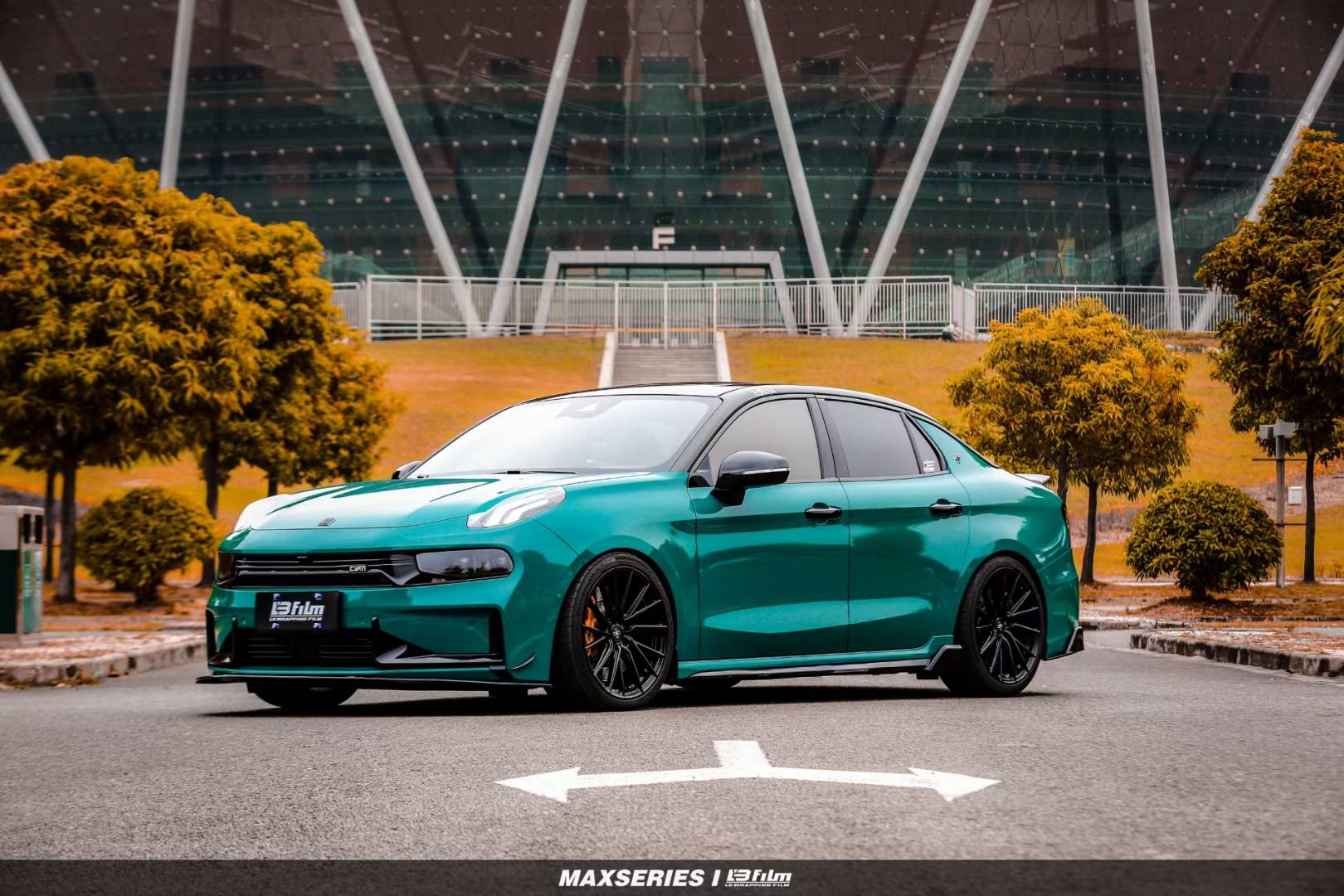 领克03原厂漆地狱绿改色膜lbfilm