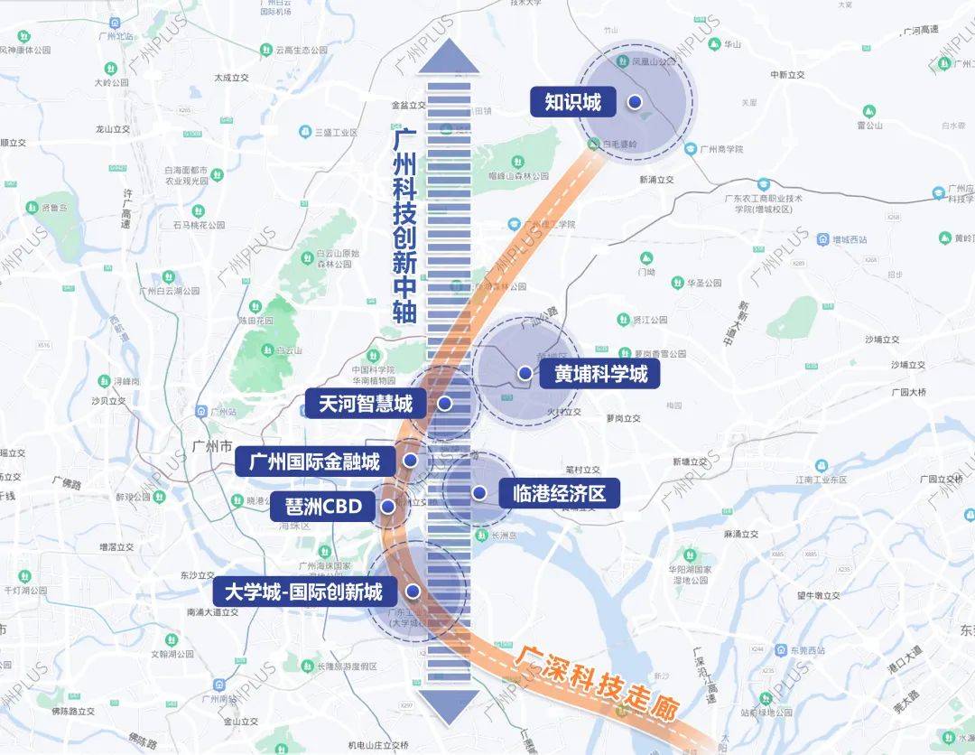 细扒广州中轴三次更迭我们发现了城市格局洗牌的信号