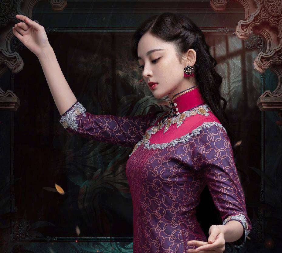 因为 古力娜扎新剧穿旗袍显老气，景甜却像人间富贵花，气质输在发型上
