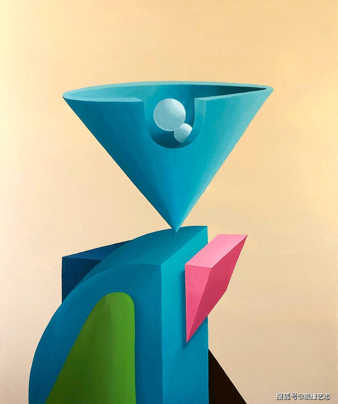 当"毕加索"遇见"心理学":kinsella与他的几何体心理肖像_金塞拉_艺术