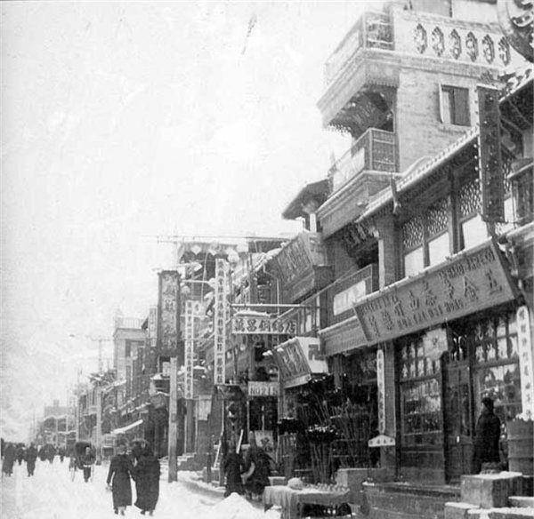 原创老照片清末民初的前门大街很繁华