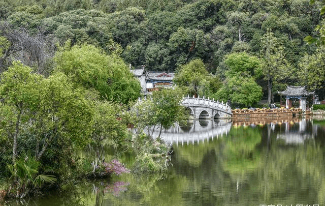 黑龙潭得月楼图片