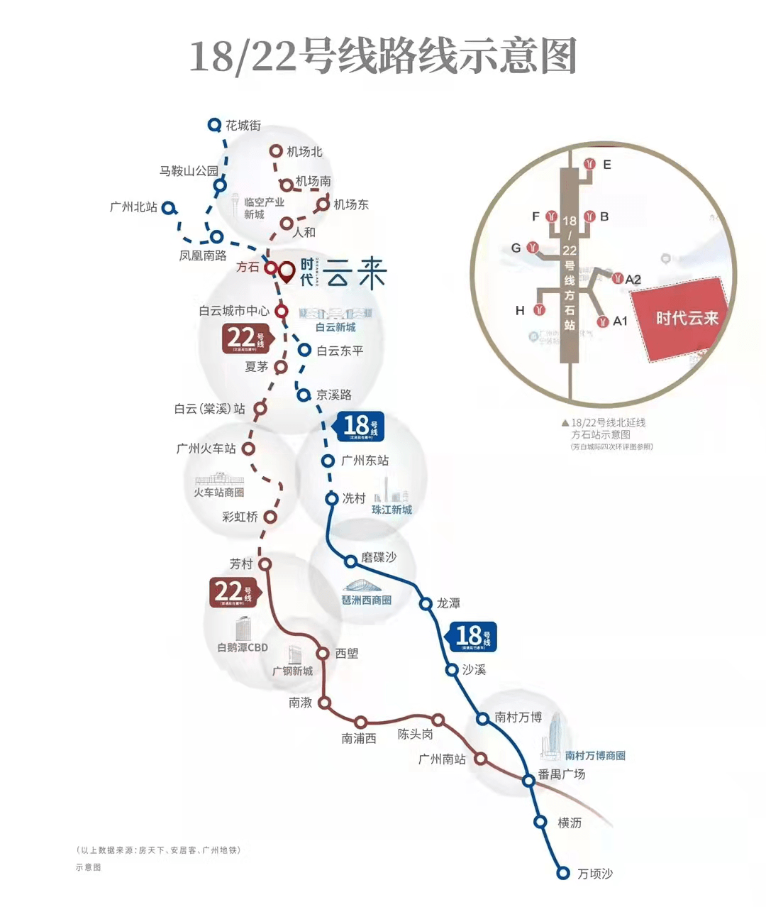 广州22号线地铁规划图图片
