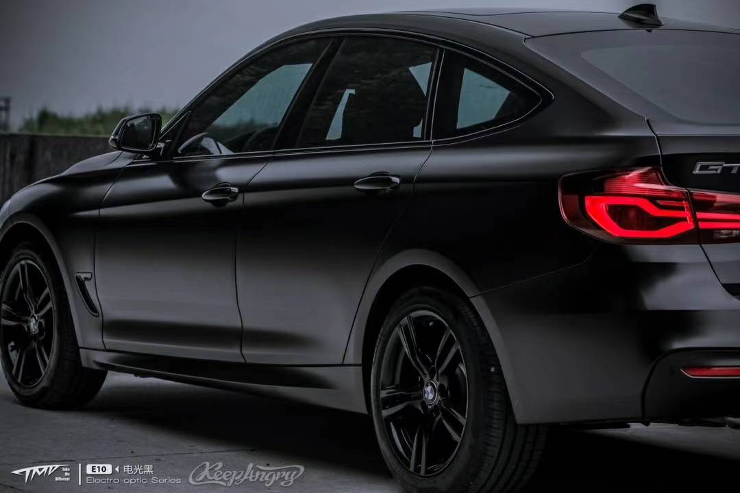 夜空里最闪耀的星tmd潮牌宝马3系gt电光黑改色膜