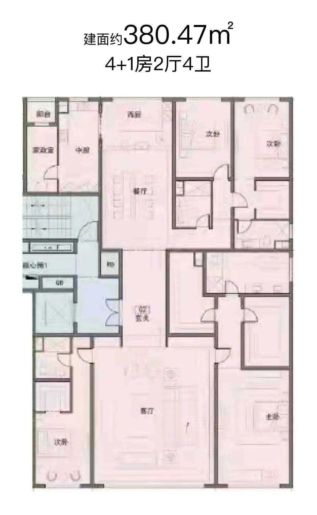 外滩豪宅绿城黄浦湾新一期户型图流出预计推出4栋332平大平层