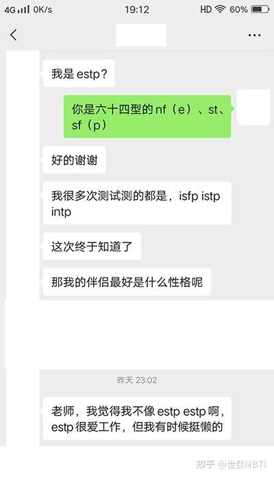 Estp鲜为人知的秘密 世保64型mbti性格测试 Istp Nf Isfp