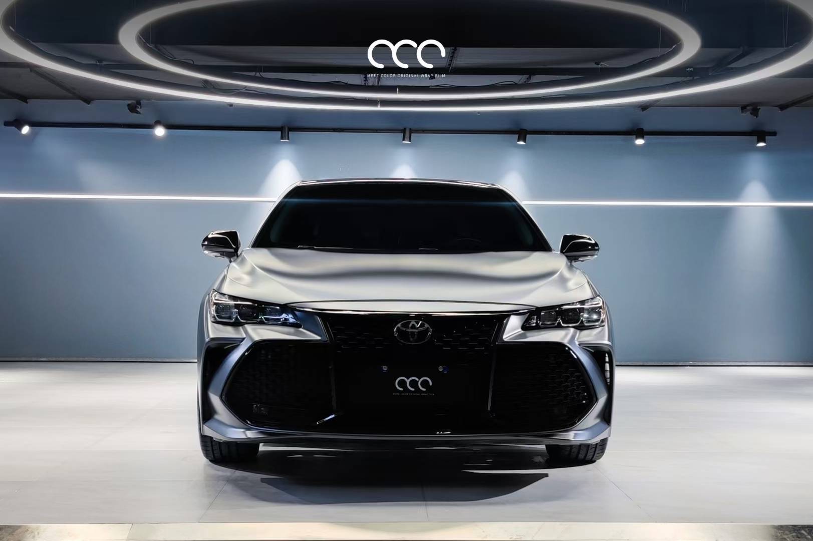 你要的灰不止这一种,丰田·亚洲龙漫彩电光金属深空灰改色膜_搜狐汽车