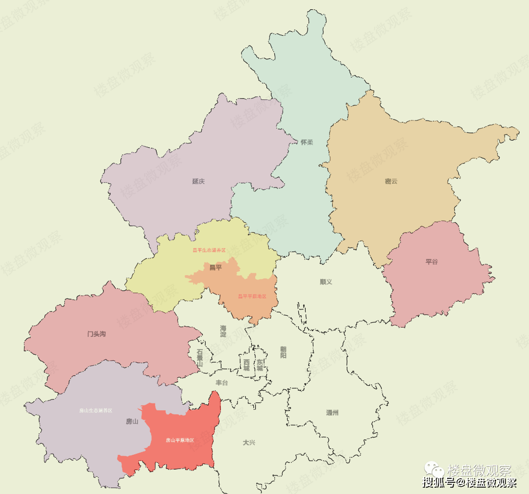 良乡镇,拱辰街道,西潞街道,琉璃河镇,窦店镇,石楼镇,长沟镇,阎村镇