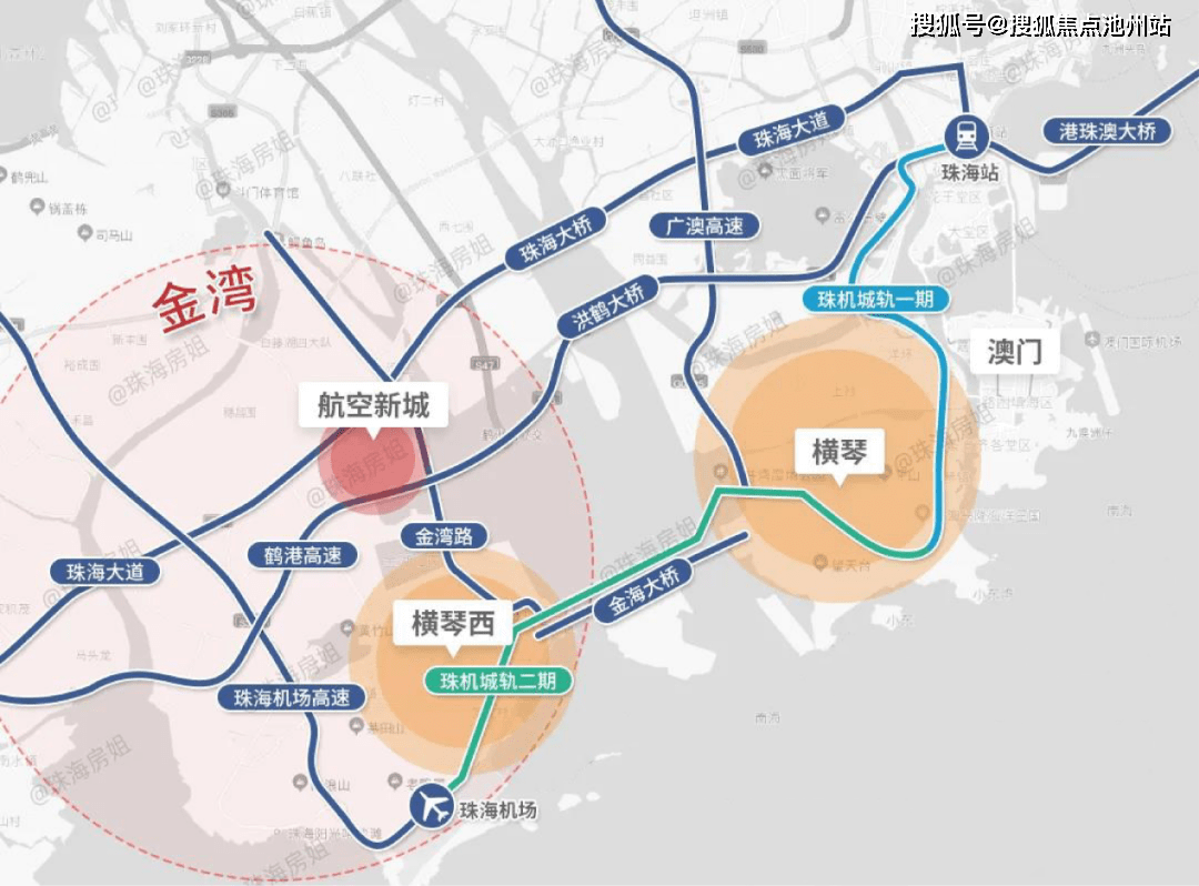 航空新城一直備受矚目,其核心區被定位為珠海城市新中心,是珠海城區西