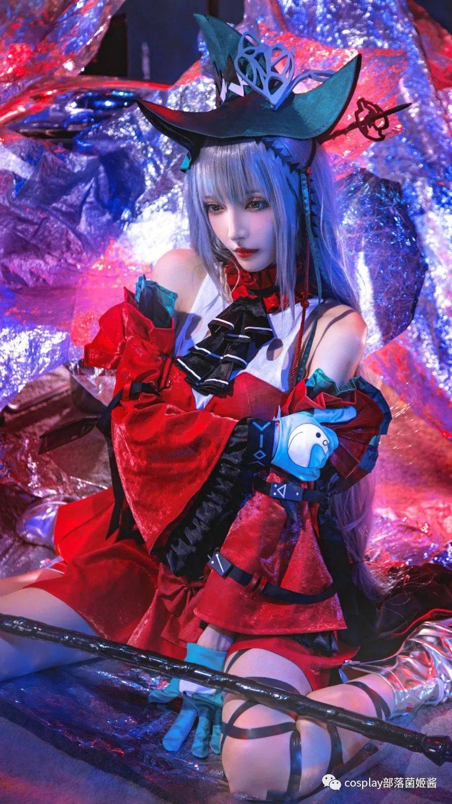 cos明日方舟浊心斯卡蒂cos正片宵鱼鱼