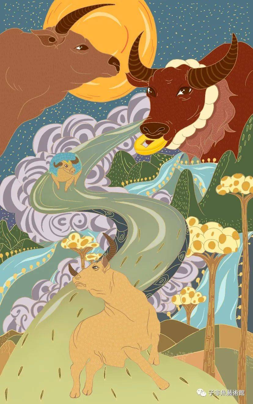 全国书画名家牛主题系列云展特辑二