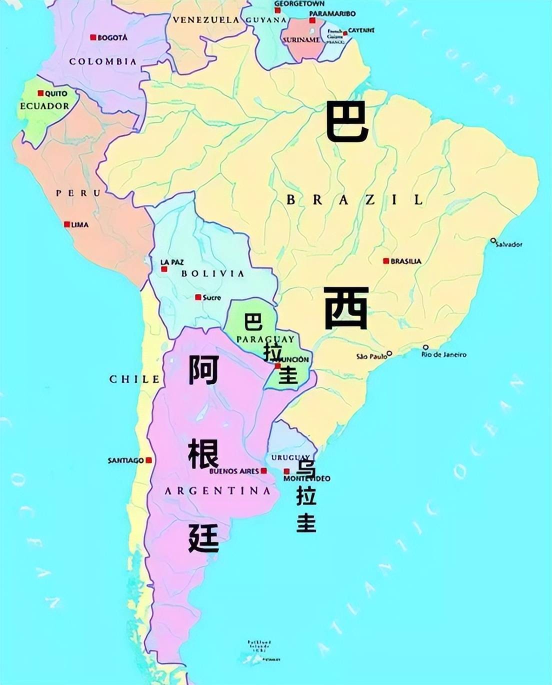 特别是阿根廷,常常仗着自己人丁兴旺,常常派骑兵过来蚕食边境领土.