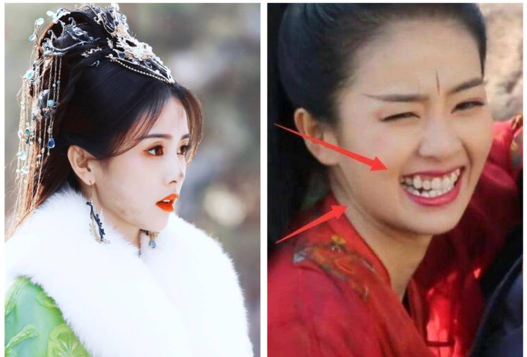 白鹿新剧战损妆美感飙升,好看到我想做头像的程度_牙齿_虎牙_小天
