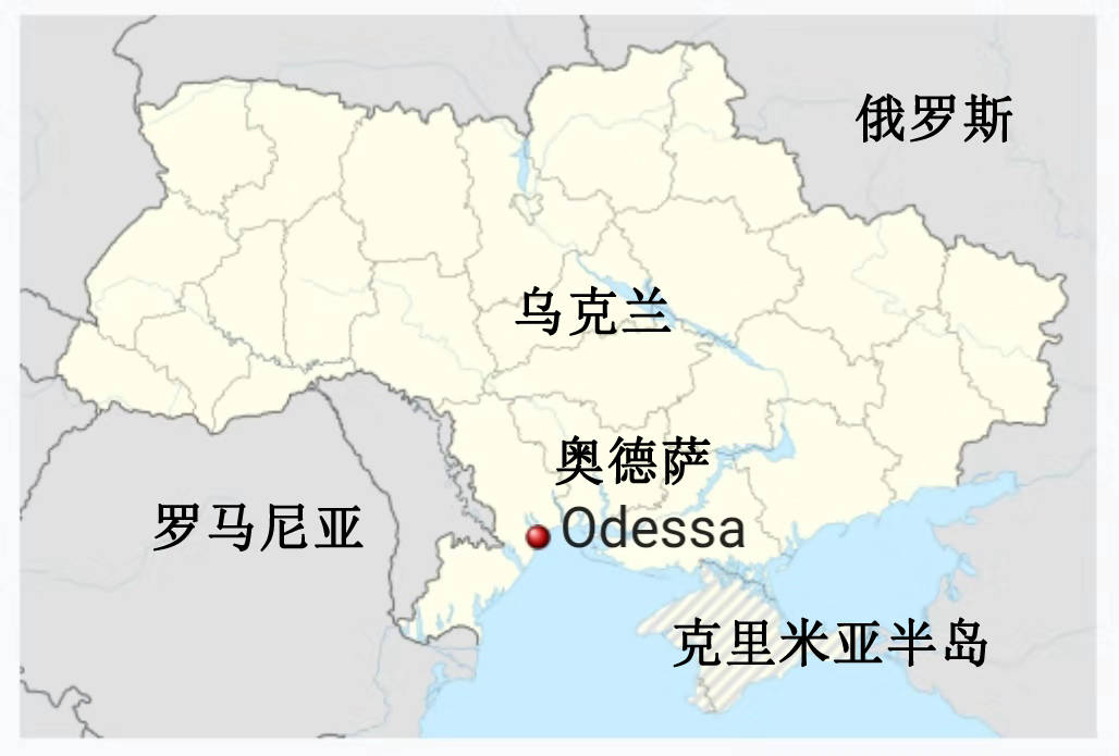 敖德萨地图图片