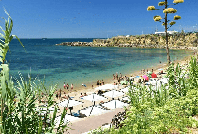 欧洲移民阳光海岸葡萄牙惬意沙滩里斯本