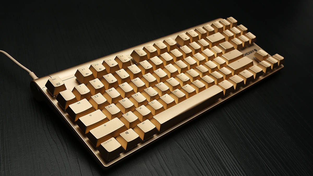 cherrymx80金色典藏版机械键盘简评金色传说