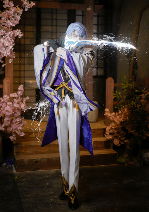 原创男装大佬集体cos原神绫人八犬和贰黑令人脸红看到熊祁彻底沦陷