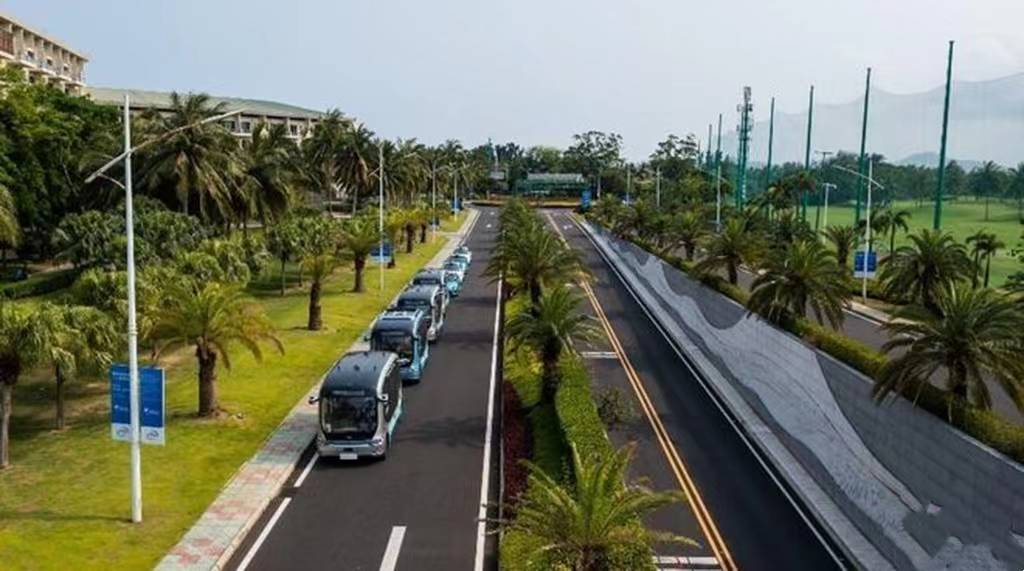 本月,博鰲東嶼島車聯網項目建成並投入試運營,目前海南是全國首批5g