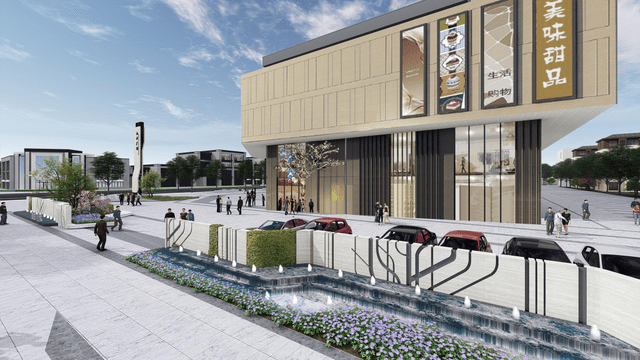 在怀柔城芯崛起的生活微城山水首府