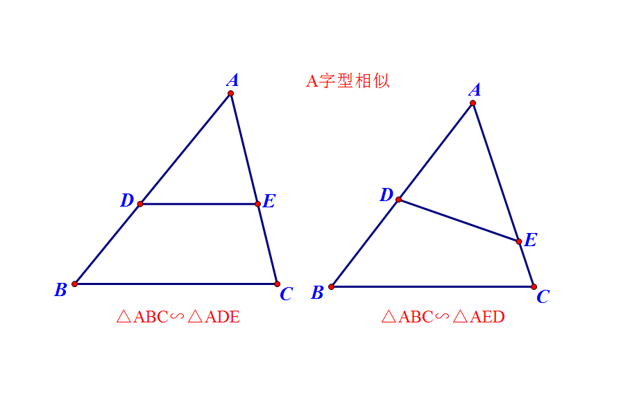 相似三角形常见图形图片