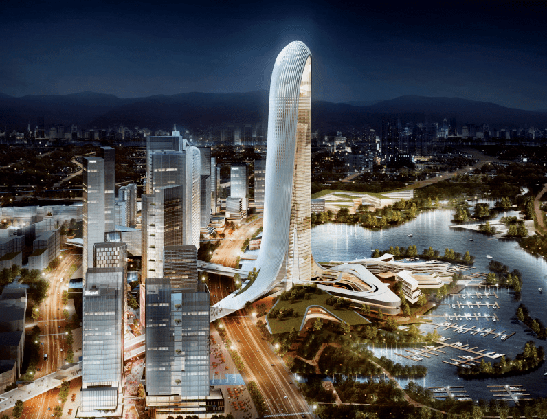 高318米!太湖cbd建筑地标,建成后或成"浙北第一高楼"_湖州_项目_城市