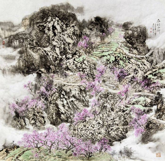 天津籍画家申世辉百余幅山水精品佳作在中国美术馆亮相