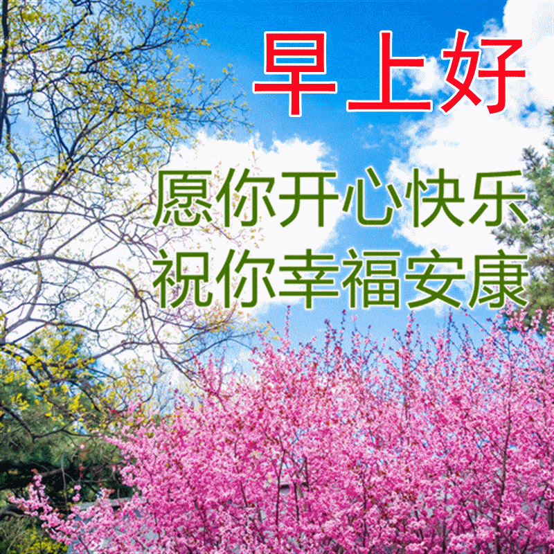 原创8张最新漂亮风景早安早上好图片带祝福语好看的早安问候祝福语