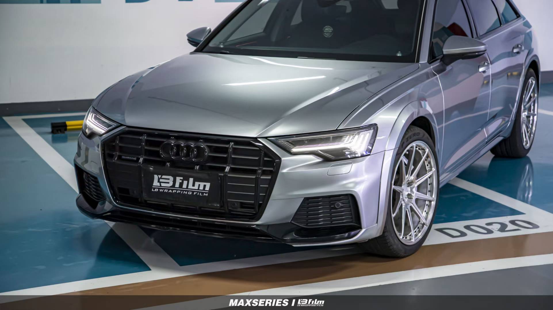 奥迪a6lbfilm改色膜液态金属铝水银