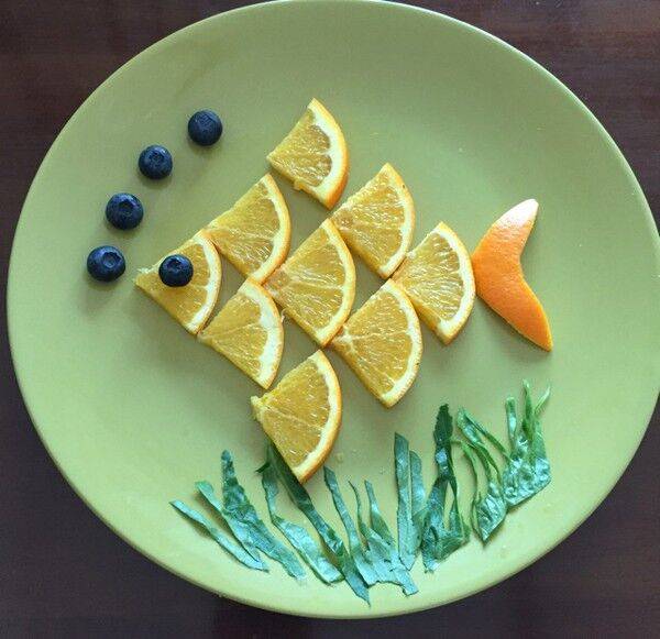 创意水果拼盘,让孩子爱上水果!_小鱼_花儿_补充