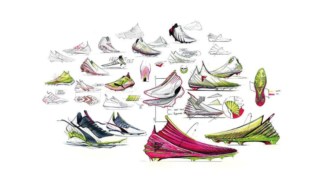 运动鞋:120张工业设计手绘欣赏_装饰_工艺_材料